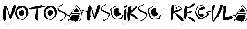 NotoSansCIKsc Regula字体转换
